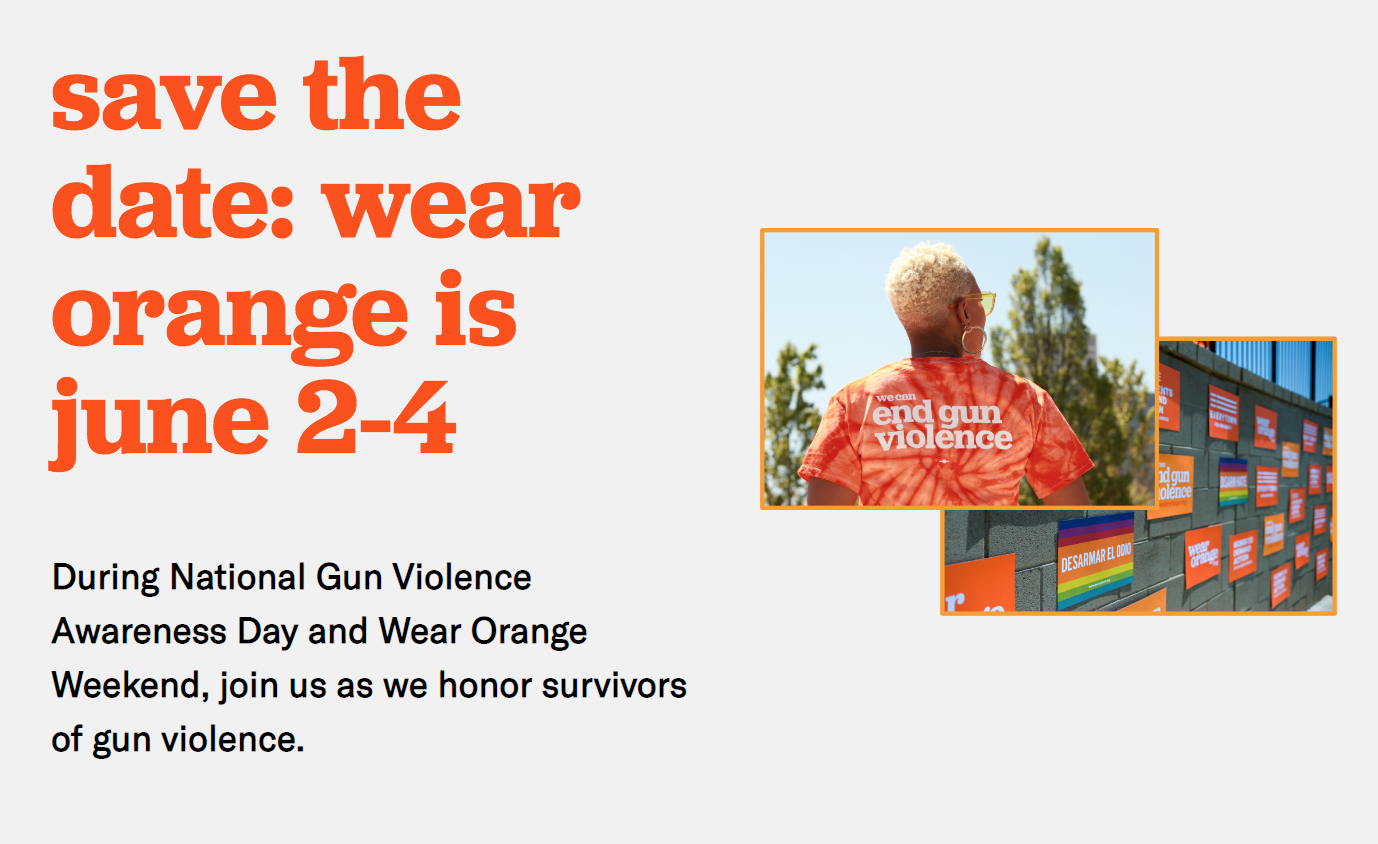 National Gun Violence Awareness Day June 2, 2023