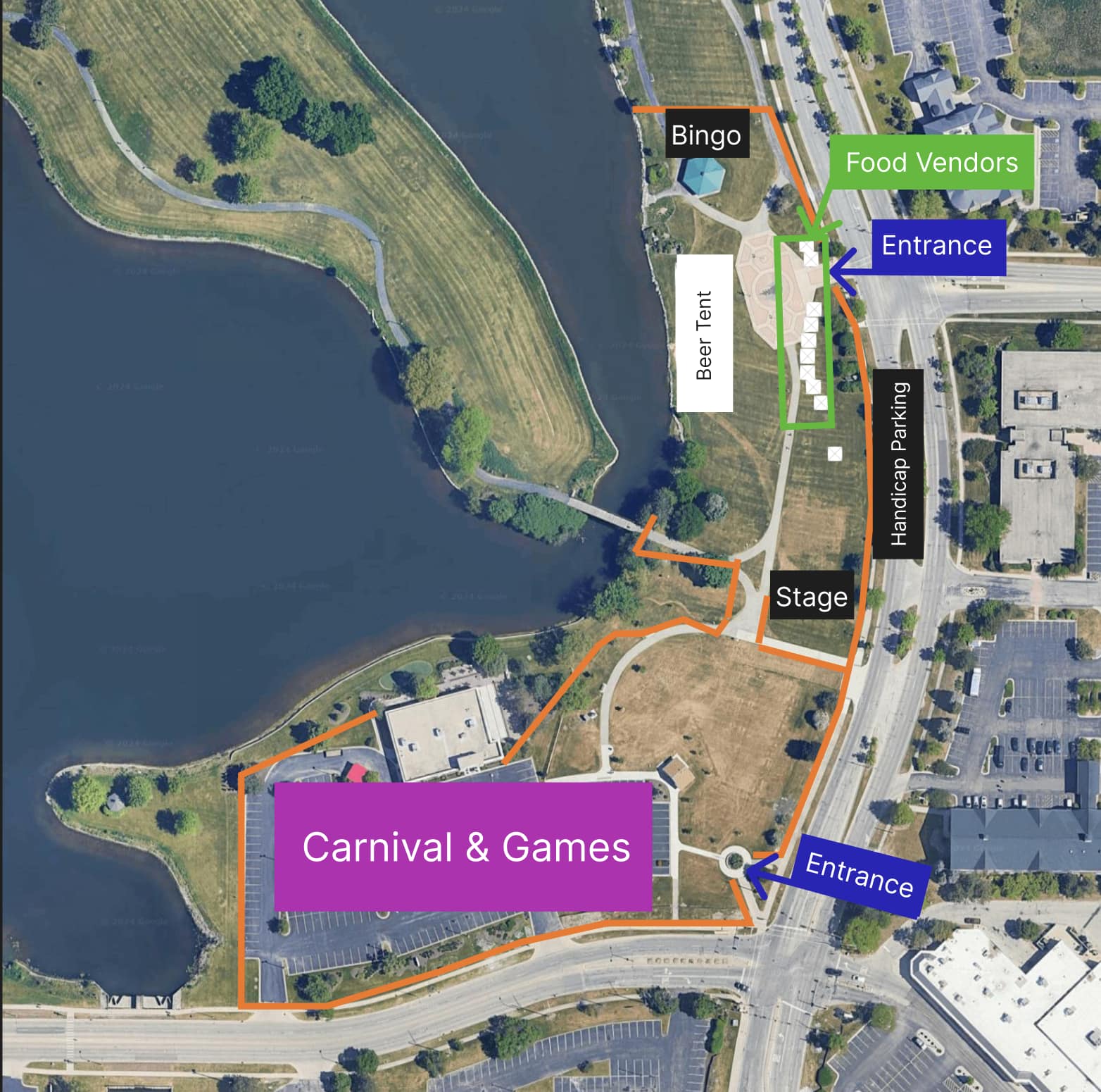 Vernon Hills Days Map