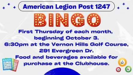 Legion Bingo Poster 3Oct24